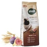 Naturata Bio Getreidekaffee zum Filtern - 500 g | Koffeinfreier Kaffee-Ersatz in Demeter-Qualität | Vegan & ohne Zusatzstoffe | Kräftiges Aroma mit Feigen-Süße | Für Heißgetränke & Eis-Kaffee