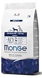 Monge Natural Superpremium ADULT RICH IN CHICKEN, Hundefutter für alle Rassen (Trockenfutter für Hunde zwischen 10 - 32 kg, mit Huhn, sehr Ballaststoff- & Vitaminreich, 12 kg)