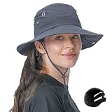 Grtheenumb Sonnenhut mit Anti-Kollision-Fahrradhelm, UV-Schutz atmungsaktiver Eimerhut mit Roll-Up-Rand für Fahren, Reisen und Urlaub
