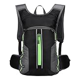 Valicaer Fahrradrucksack,Ultraleicht Fahrrad Rücksack Laufrucksack für Damen Herren Wasserdichter Rucksack für Fahrrad Trinkrucksack 15L MTB Mountainbike Rucksack Rucksäcke mit Helmabdeckung