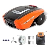 YARD FORCE Mähroboter EasyMow 260B bis zu 260 qm - Selbstfahrender Rasenmähroboter, einfache Bedienung, Bluetooth- und App-Steuerung, 30% Steigung und 20 V / 2,0 Ah Lithium-Ionen-Akku