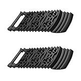 KieTeiiK 2 Stück Starke Fahrzeug Zugbretter Für Die Bergung Von Schnee Schlamm Gegen Ausrutschen Trail Krisenschutz Matratzen ABS Gegen Ausrutschen Fahrzeug Schutzplatte