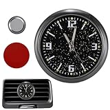 Uhr für Auto, wasserdicht, selbstklebend, Quarz, kleine Digitaluhr für Motorräder, Elektrofahrzeuge, Motorräder, Wohnmobile, Reisen, Fahren