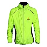 Fahrrad Windjacke Herren Dünn Leicht Fahrradjacke Wasserdicht Atmungsaktiv Jacket Sport Windjacke Leicht Fahrrad Sommer Rennrad Sportjacke Outdoor Windbreaker Für Radfahren Mountainbike (Green, XXXL)