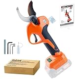 Kebtek Akku Gartenschere Akku Astschere 40mm, 1,6''-0,98'' Elektrische Schere Zweige Schneiden Buchsbaumschere Elektrisch Profi für Gartenarbeit Schwerlast (Nur ScherenköRper)