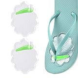 Hogvinnatil Zehenschutz Für Flip-Flops | Zehenpolster Für Flip-Flops,Stoßdämpfende Durchsichtige Pads Selbstklebende Wiederverwendbare Atmungsaktive Trenner Für Damen Herren Outdoor