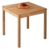 Krok Wood Esstisch Tomas aus Massivholz (Buche, 75 x 75 x 75 cm)