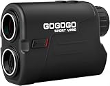 Gogogo Sport Vpro Golf Entfernungsmesser mit Slpoe & Magnetstreifen 600M Golf Laser Entfernungsmesser mit Klare Sicht, Flag-Lock, Vibration für Golf Jagd, Legal für Turnier (GS03CM-650)