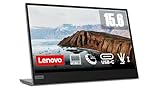 Lenovo L15 | 15,6' Full HD Monitor | 1920x1080 | 60Hz | 250 nits | 6ms Reaktionszeit | IPS-Panel | USB-C 3.2 | USB 2.0 | entspiegelt | 0,86kg | schwarz | inkl. USB-C Kabel