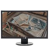 SIMPLETEK - 22' 16:9 Full HD LCD-Monitor | VGA VESA 100 x 100 mm | Schwarz - Basis, Strom- und VGA-Kabel enthalten (Generalüberholt)