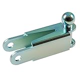 ZIEGER Fahrrad Anhängerkupplung DDR Mifa, Sr1 Diamant Sr2, MKH Simson 18mm Kugel Dickschicht-verzinkt