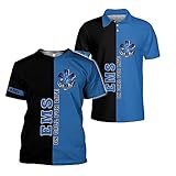T-Shirt Personalisierter EMS EMT Herren Kurzarm Weich Sportshirt Atmungsaktiv Laufshirt Für Training Workout Running S