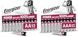 Energizer Advanced AA und AAA Batterien Kombipackung (24 Stück) -1,5V Alkali Batterien -Leistungsstark und Langlebig -Made in EU-100% plastikfreie Verpackung -10 Jahre lagerfähig [Exklusiv bei Amazon]