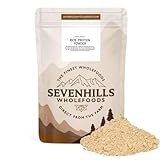 Sevenhills Wholefoods Bio Reisprotein Pulver 1kg - aus braunem Reis – 84% Proteingehalt, vegan, ungesüßt, milchfrei, glutenfrei, ohne Zusatz- oder Konservierungsstoffe, gentechnikfrei