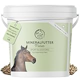 Annimally Sport & Leistung Mineralfutter Pferde getreidefrei 3 kg - Ergänzungs Pferdefutter für Pferde mit Aminosäuren, Vitaminen, Mineralstoffen & Spurenelementen, wie Zink, Selen, Omega 3 & Jod