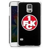 Hard Case kompatibel mit Samsung Galaxy S5 Neo Schutzhülle transparent Smartphone Handy Hülle 1. FC Kaiserslautern 1. FCK Offizielles Lizenzprodukt