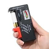 Batterietester, Batterietester für alle Batterien, Batterie Akku Volt Checker, AA, AAA, D, C, 9V und 1.5V Knopfzellen – für präzisen Batteriezustandstest