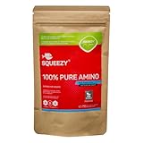 Squeezy 100% Pure Amino Tablets | Eiweiß Protein Tabletten | 8 essentielle & sehr gut verwertbare Aminosäuren (EAA) | Regeneration nach dem Sport, Vorbeugung gegen Muskelkrämpfe & Schmerzen
