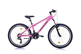 Mountainbike Berlin Bike MTB1 24 Zoll Kinderfahrrad für Mädchen - Rosa