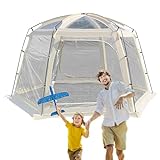 Wasserdichtes Regenzelt für Camping | Faltbares transparentes Zelt,Sportzelt mit Aufbewahrungstasche für Freizeit-Campingtreffen im Freien Hogrel