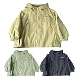 Softshelljacke Winterjacke Jungen Mädchen Winddicht Winterjacke Regenjacke mit Kapuze Winter Wasserdicht Wandern Camping Outdoorjacke Sweatjacke Bomberjacke (Yellow, 11-12 Years)