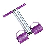 POPETPOP Fußpedalspanner innerer Oberschenkeltrainer Bein Gesäßmuskulatur und Oberschenkel Übung Frühling biegen Pedal Puller Widerstandsband Fitness-Abzieher Violett