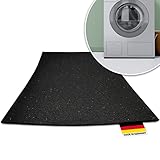 PIKKI® Waschmaschinenunterlage - Antivibrationsmatte - Schwingungsdämpfer - Antirutschmatte - Gummimatte in vielen bereichen anwendbar! (60 cm x 60 cm cm x 1 cm)