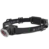 Ledlenser MH10 LED Akku Stirnlampe, extrem helle 600 Lumen, 120 Std. Laufzeit, wiederaufladbar, rotes Rücklicht, inkl. Akku