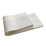 Hochwertige Matratzenauflage aus Naturlatex, atmungsaktiv, langlebig, nicht zusammenklappbar, 100 x 200 cm, ideal für Komfort und Unterstützung, umweltfreundliche Schlaflösung