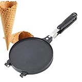 Niesel Waffeleisen – Waffelform, antihaftbeschichtet, Eierrollenmaschine | Küchenform für die Zubereitung von Gebäck, Frühstück und Snacks, für Picknick, Haus, Party, Camping