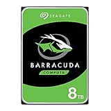 Seagate BarraCuda 8TB, Interne Festplatte HDD, 3.5 Zoll, 5400 U/Min, 256 MB Cache, SATA 6GB/s, silber, inkl. Data Rescue Service (ST8000DMZ04)