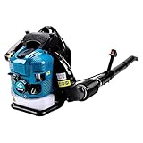 RUHEN Laubbläser Akku-Laubbläser Viertakt-Benzin-Laubbläser 75,6 cm³ Rucksack-Hochleistungs-Schneegebläse mit horizontaler Stange Leistungsstarker Laubbläser mit Gasantrieb