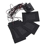 LIFKOME 1 Satz Fieberlaken Heizkissen Für Kleidungsstücke Heizkissen Für Den Innenbereich Heizkissen Elektrisches Heizkissen Faser Heizkissen Für Den Rücken Betriebenes Heizelement