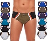 12 Stück Gr. XL Bunte modische Herren-Unterhosen Herren-Schlüpfer bis 4XL Unterhosen Männer-Slip Herrenunterhose Unterhosen Männer