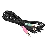 Alitutumao Ersatz-Aux-Kabel, Aux-Kabel, Kompatibel mit Sennheiser Game One Game Zero GSP 350 GSP 500 GSP 600 Gaming Headset zu Xbox One PS4 PC und Smartphones