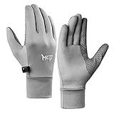 MCTi Laufhandschuhe Herren Damen Handschuhe Touchscreen Liner Leicht Sporthandschuhe Motorrad Radfahren Wandern Arbeiten