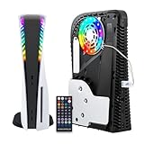 Mcbazel PS5 Pro/PS5 Slim/PS5 Led Beleuchtung Flexible RGB Beleuchtung 8 Farben Music Synchronisation, 3 Modi Unterstützt APP/IR-Fernbedienung/USB-Taste