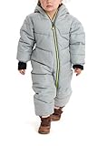 Killtec Kinder Skioverall Karter Mini - Schneeanzug mit Kapuze - 10.000 mm Wassersäule - Skianzug für Mädchen und Jungen, rauchblau, 110/116, 34238-000