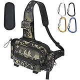 drado Angeltasche Sling Angeltasche, Wasserdicht und verschleißfest Angelrucksack für Angelzubehör