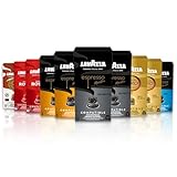 Lavazza, Variety Pack, 100 Aluminiumkapseln Kompatibel mit Nespresso Original Maschinen, Espresso Maestro Ristretto, Lungo und Dek, Qualità Oro, Qualità Rossa, Tierra for Africa