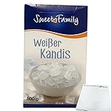 Nordzucker Sweet Family Kandis Weiss Kandiszucker 500g + usy Block