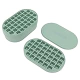 ZJchao Eiswürfelschalen Eishersteller Form Eiswürfelform mit Eimer Deckel Schaufel für Heimküchenpartys Bars Cocktails Whiskys