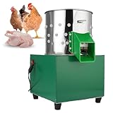 Huhnzupfmaschine, Edelstahl Automatische Entfederungsmaschine für Geflügel, geeignet für Huhn, Ente, Truthahn, Wachtel, ideal für Landwirtschaft und Schlachthof