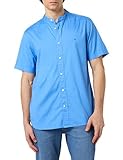 Tommy Hilfiger Herren Hemd Kurzarm, Blau (Blue Spell), 3XL