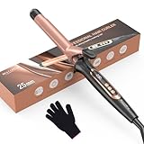 BESTOPE MIX 25 mm Lockenstab, Multi-Temperatur-Lockenstab, lockenstab Große Locken, Schnell Aufheizender Hair Curler, Lockenstäbe mit Präziser Temperaturregulierung Alle Fünf Grad