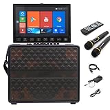 Professionelle Karaoke-Singmaschine, Partygesang, Fernsehen, Filme, Nachrichten Live-Übertragungen, multifunktionaler tragbarer Bluetooth-Lautsprecher mit Mikrofon