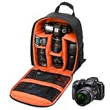 Kamera -Beutel -Rucksack - Kamerataschen | Kamera -Rucksack | Kameratasche zum Reisen | Kamera Einkaufstasche für Fotografen | Wasserdichte Fotografiekamera Hülle | Reißverschluss DSLR Gear Organizer