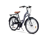 Toys Store 26' Zoll Alu City Bike Mädchen Fahrrad Aluminium 21 Gang RH 44cm