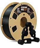 OVERTURE PETG Filament 1,75 mm, 1 kg (2,2 lbs) Spule, Maßgenauigkeit +/- 0,05 mm (Schwarz)