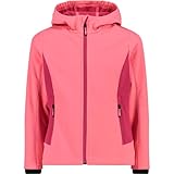 CMP - Kid G-Jacke mit fester Kapuze, Glanz-Fuxia, 98
